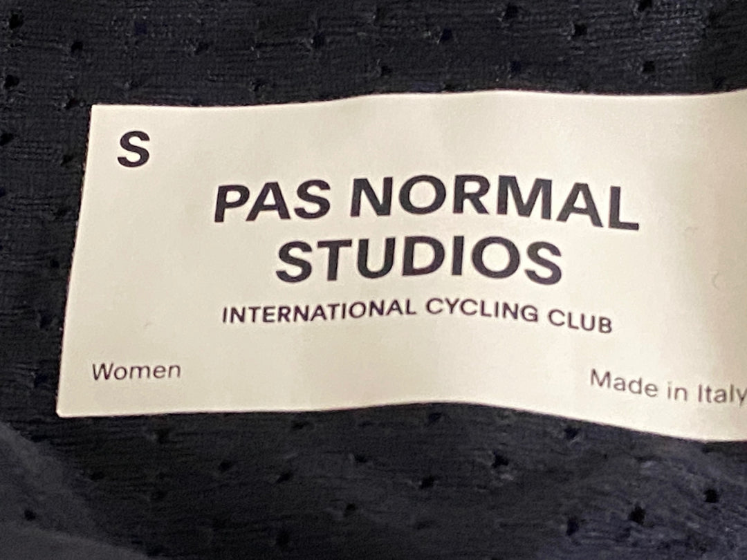 JY527 パスノーマルスタジオ PAS NORMAL STUDIOS Essential Thermal Bibs ビブショーツ ネイビー レディース S 裏起毛