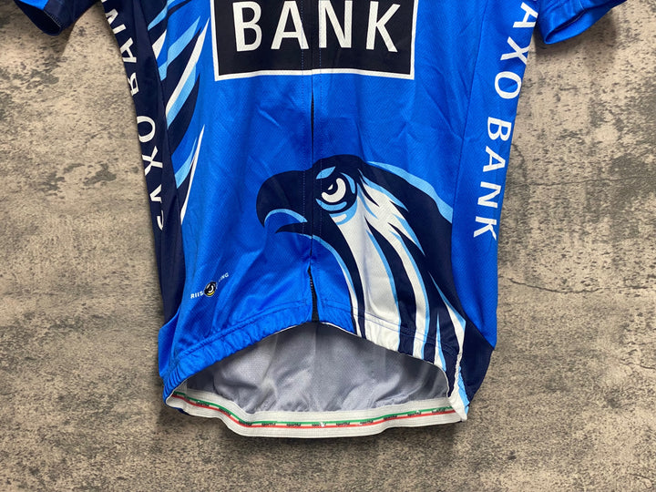 JV215 スポーツフル sportful 半袖 サイクルジャージ 青 M SAXO BANK