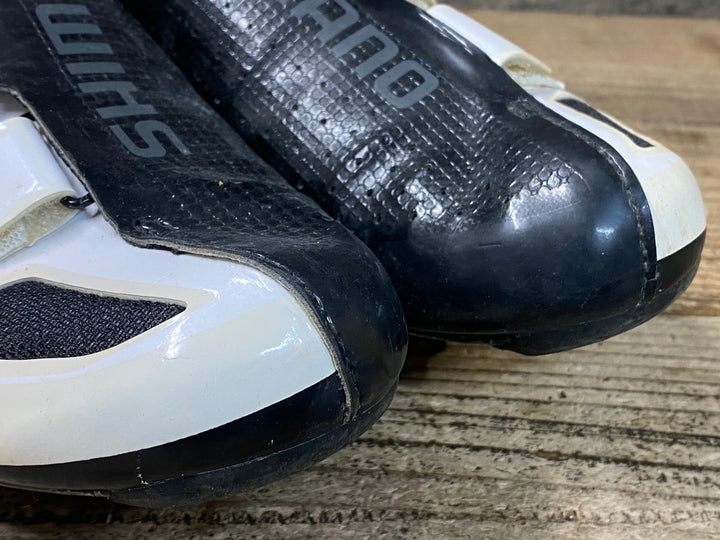 JS975 シマノ SHIMANO SH-R171W ビンディングシューズ 白 黒 EU40