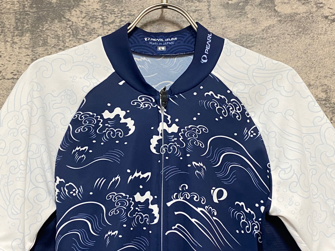 KB922 パールイズミ PEARL iZUMi 半袖 サイクルジャージ 紺 L