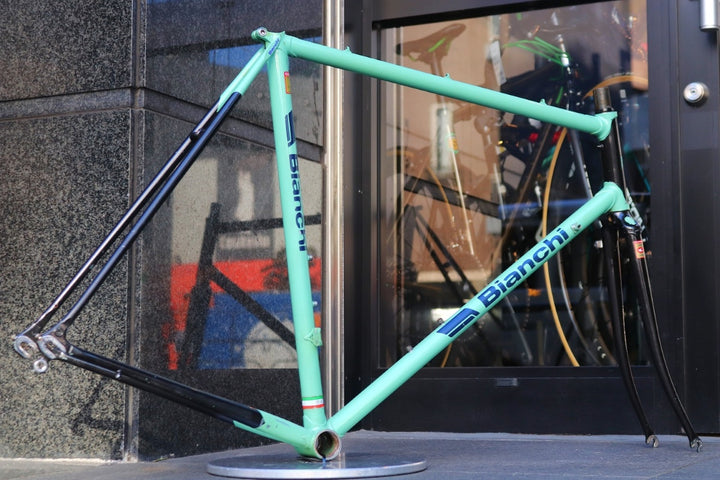 ビアンキ BIANCHI コロンバス COLUMBUS  SLX 1980年代 クロモリ フレームセット 【東京南麻布店】