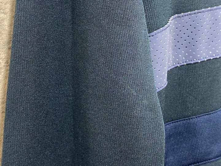 KM927 ラファ Rapha LONG SLEEVE BREVET JERSEY 長袖 サイクルジャージ 紺 M