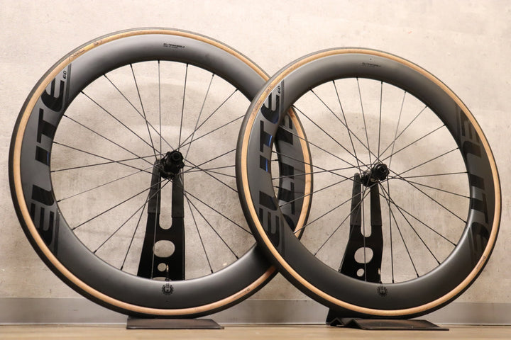 エリートホイールズ ELITEWHEELS エッジ ディスク EDGE60 DISC カーボン チューブレスレディ ホイールセット シマノ12/11S  【さいたま浦和店】