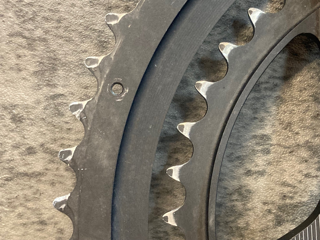 JK643 ローター ROTOR QRINGS チェーンリング 52/36T 11S ダイレクトマウント 楕円 ※チェーンキャッチャーピン欠品