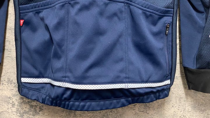 KJ717 パールイズミ PEARL iZUMi サイクルジャケット 裏起毛 M 紺
