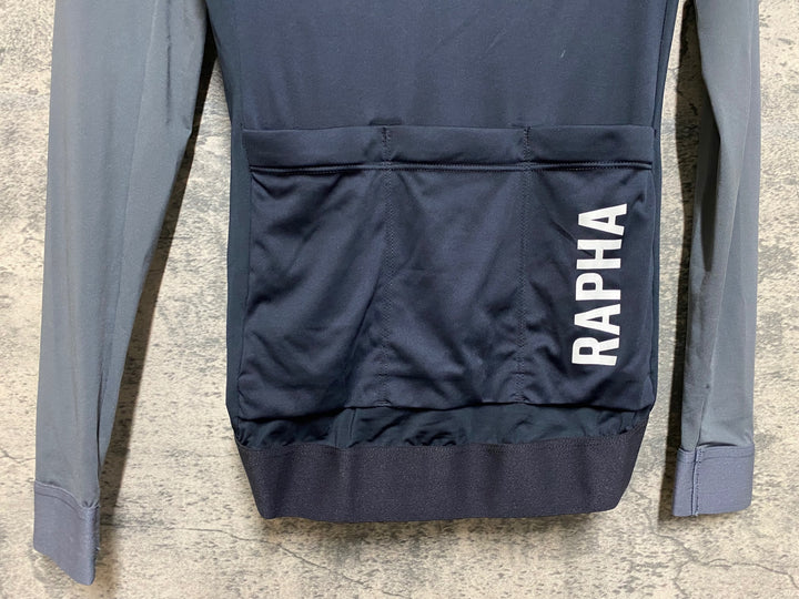 JP863 ラファ Rapha WOMEN'S LONG SLEEVE PRO TEAM TRAINING JERSEY 長袖 サイクルジャージ 黒 XXS レディース