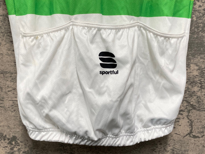 KJ819 スポーツフル sportful 半袖 サイクルジャージ 白 M BORA hansgrohe