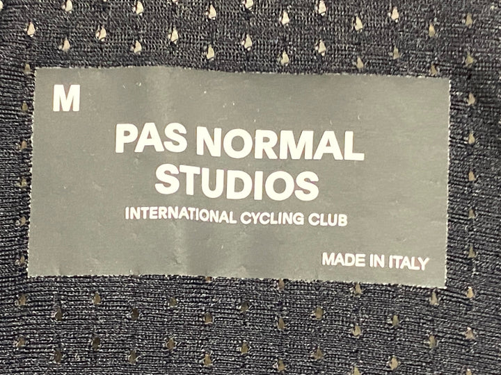 JP769 パスノーマルスタジオ PAS NORMAL STUDIOS Men's Essential Thermal BIBS ビブショーツ 紺 M 裏起毛 ほつれあり