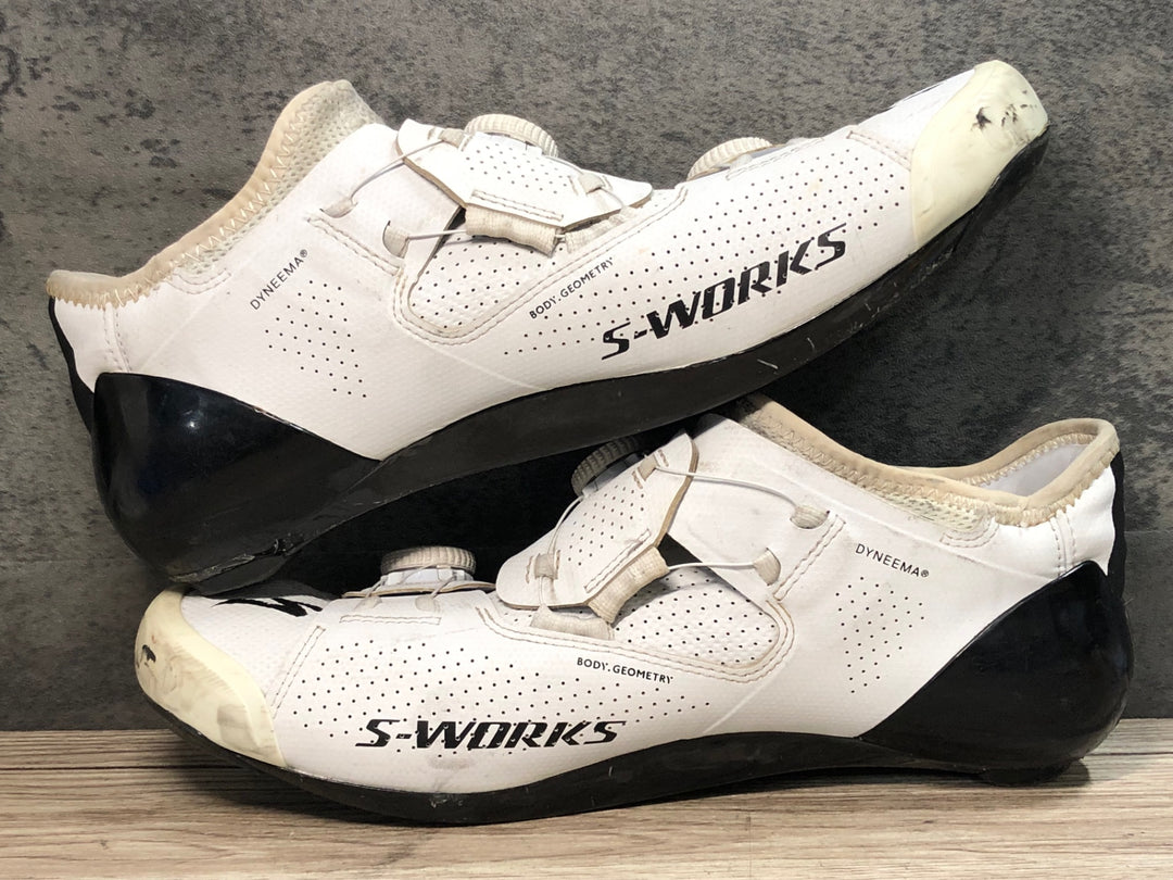 JS596 スペシャライズド SPECIALIZED S-WORKS Ares BOA ビンディングシューズ 3穴 EU42 白 SL FOOTBED インソール