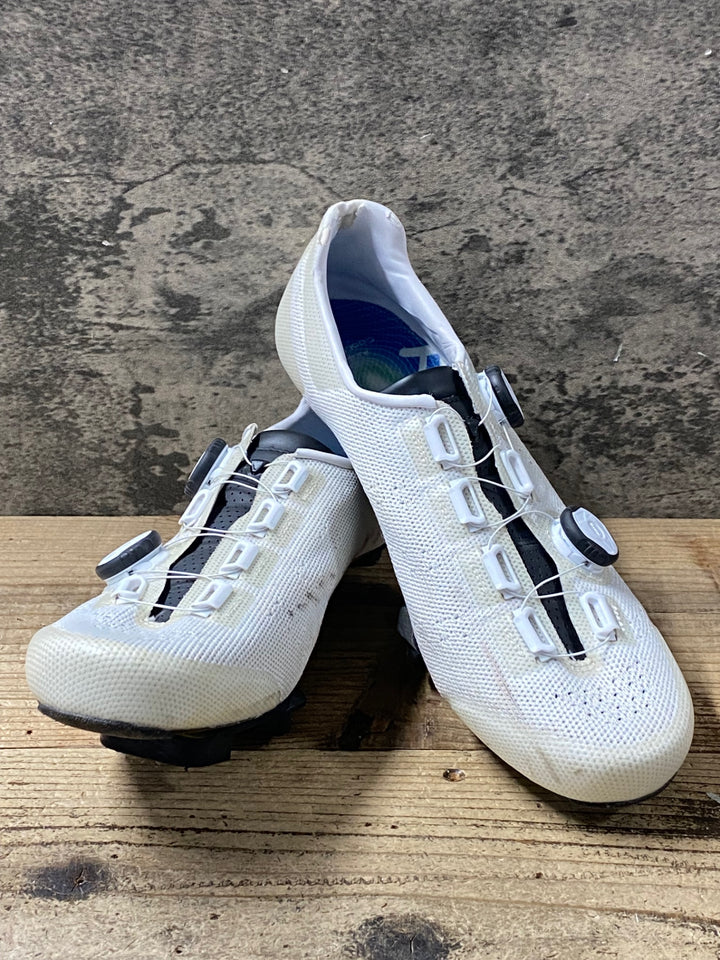 KF164 FLR F-XX KNIT ビンディングシューズ 白 BOA 3穴 EU44 ※剥がれ