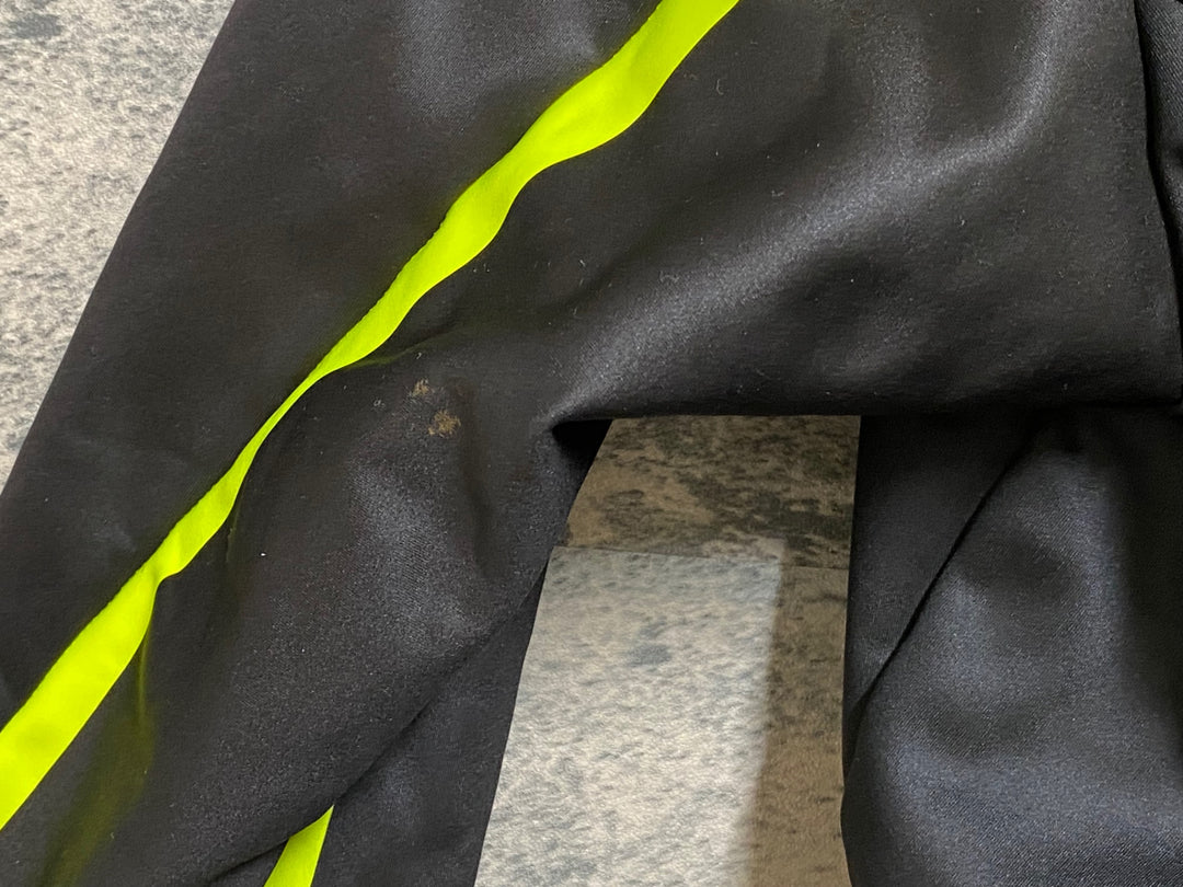 JJ861 カステリ CASTELLI 長袖 サイクルジャケット 黒/黄 M 裏起毛