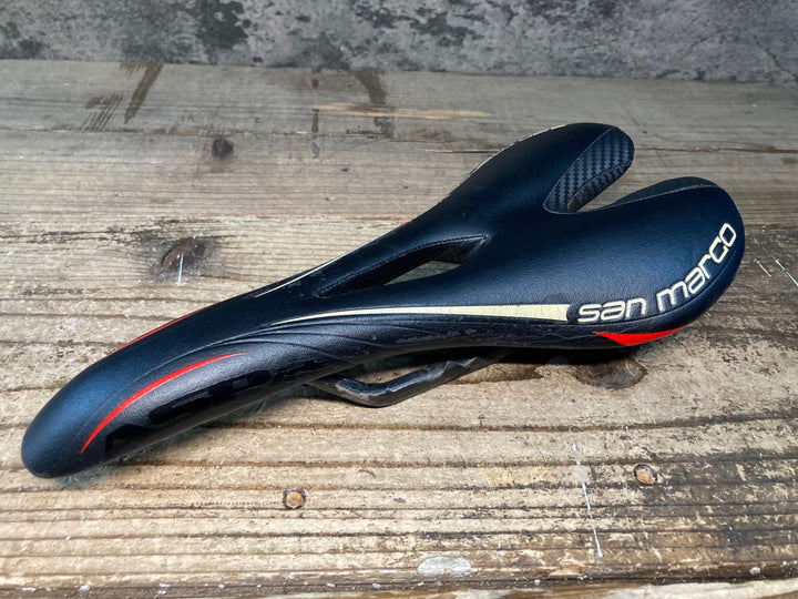 JK989 サンマルコ san marco アスピデ Aspide サドル 黒 カーボンレール スレあり