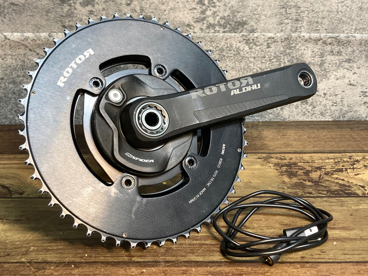 JP949 ローター ROTOR ALDHU INSPIDER パワーメーター クランクセット ROAD24 52/36 170mm 接続確認済