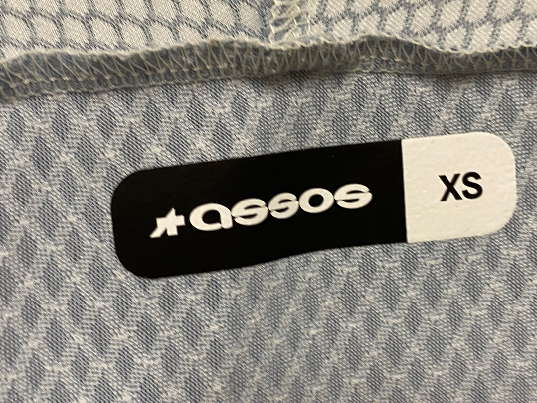 JM972 アソス assos CLIMA CODE 1/3 サイクルジャージ 半袖 水色 XSサイズ