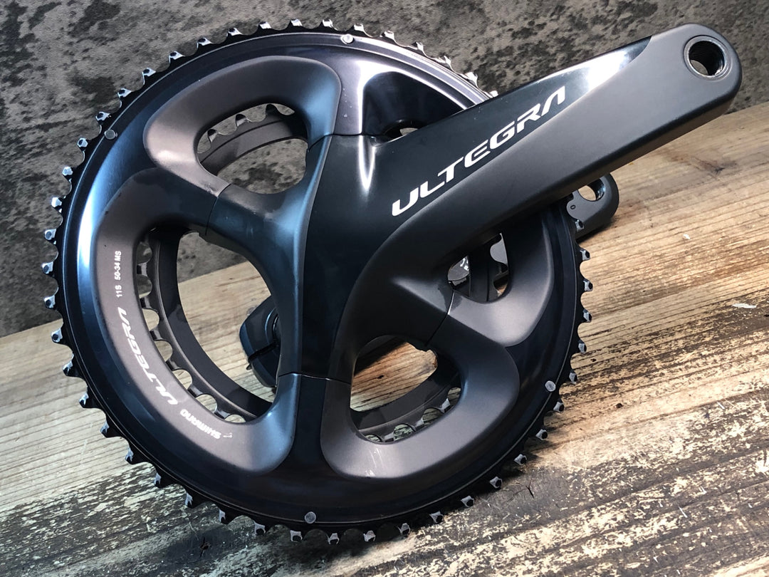 JG443 シマノ SHIMANO FC-R8000 左 4iiii パワーメーター 170mm 50/34