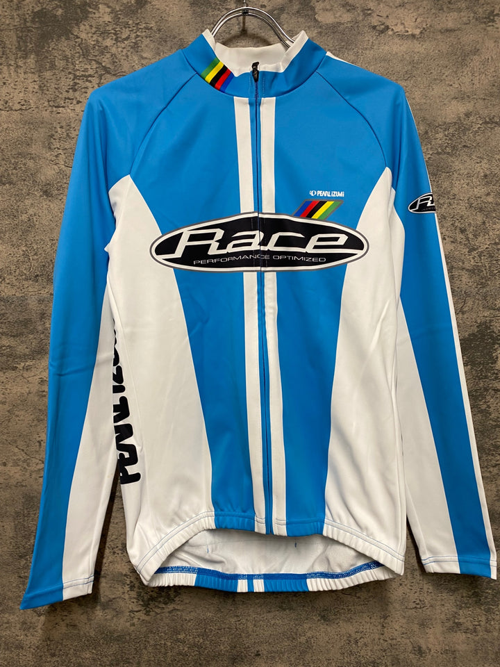 KF345 パールイズミ PEARL iZUMi 長袖 サイクルジャケット 水色 M 裏起毛 THERMODRESS