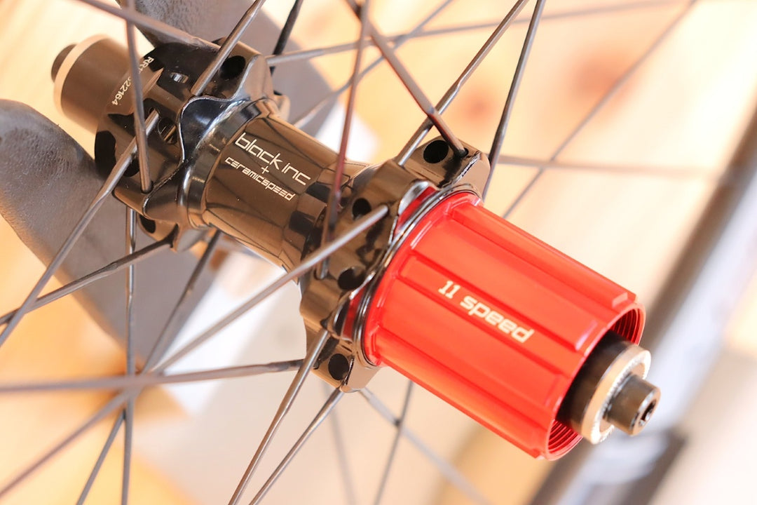 新品未使用品 ブラックインク BLACK INC BLACK FIFTYⅡTU カーボン チューブラー ホイールセット シマノ12/11S 26mm 【千葉店】