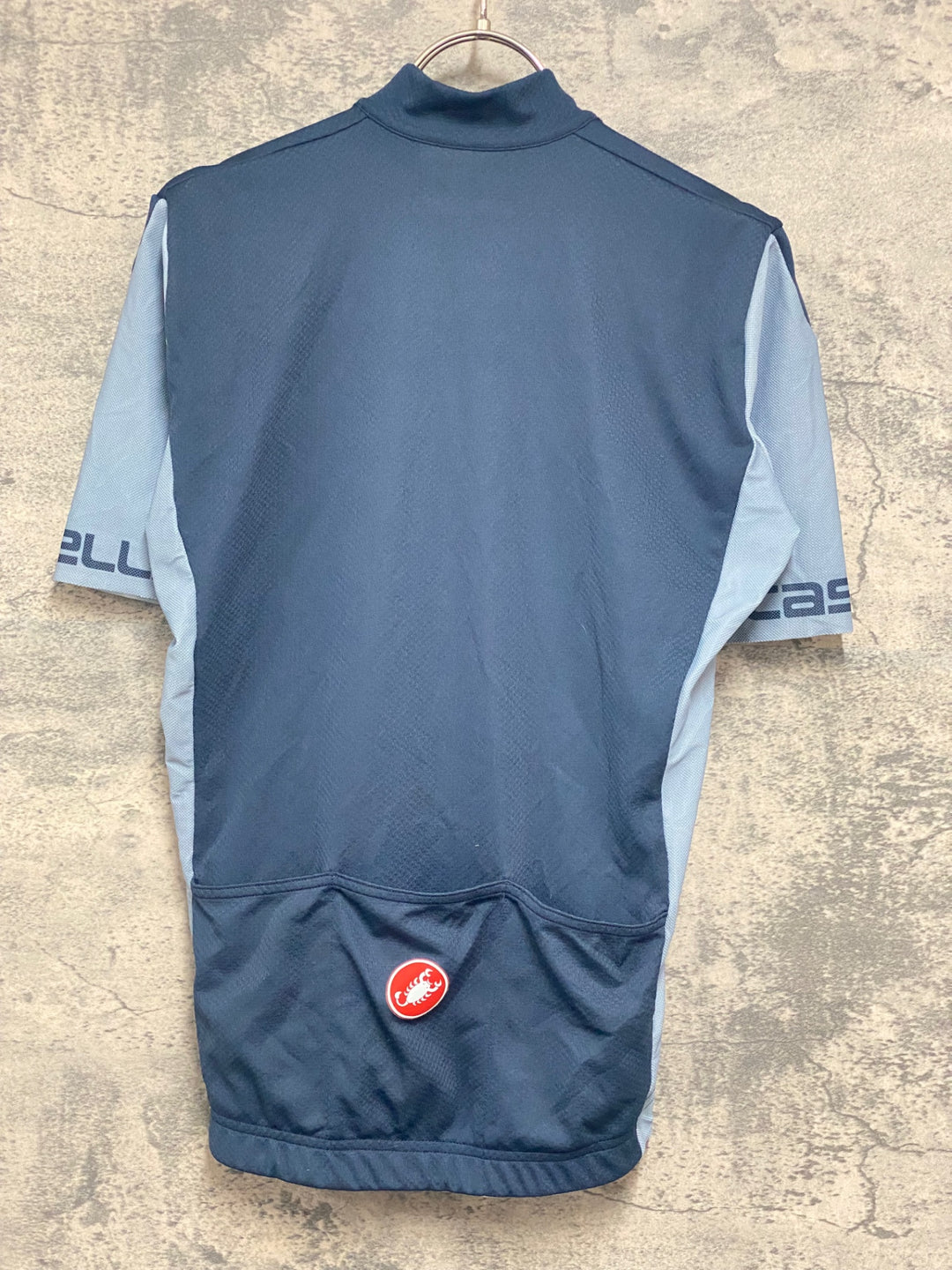 JY249 カステリ CASTELLI 半袖 サイクルジャージ グレー S　※余臭強め