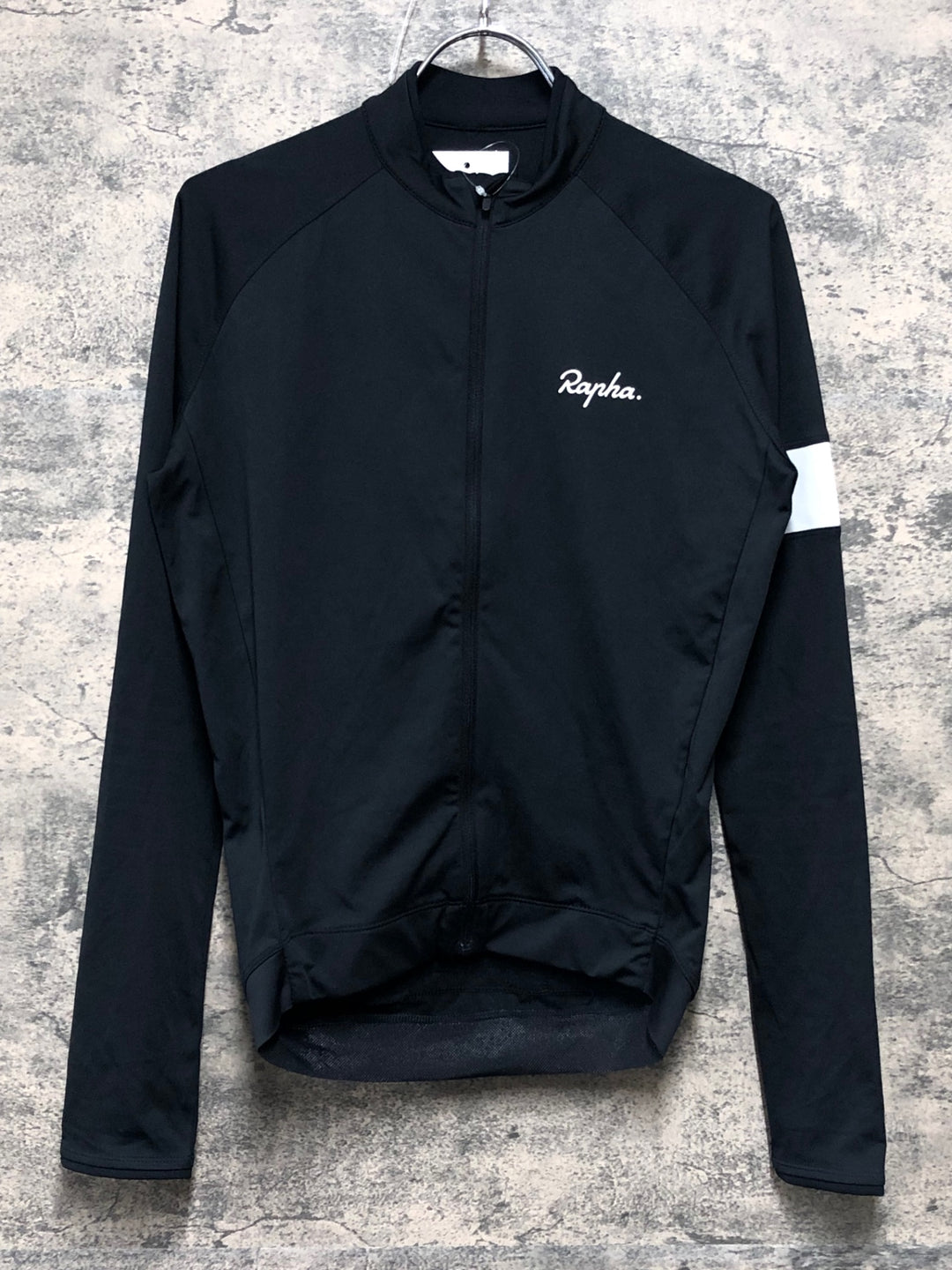 KH905 ラファ Rapha CORE LONG SLEEVE JERSEY 長袖サイクルジャージ ブラック S 裏起毛