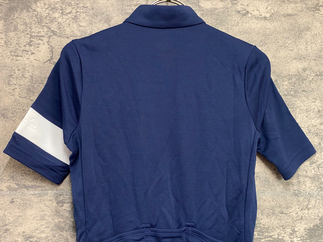 KM408 ラファ Rapha MEN'S CLASSIC JERSEY 半袖 サイクルジャージ 紺 XS