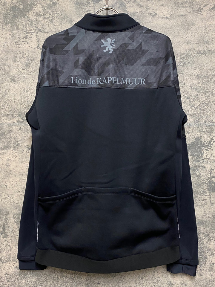 JO629 リオンドカペルミュール Lion de KAPELMUUR 長袖 サイクルジャケット 黒 グレー XL 裏起毛