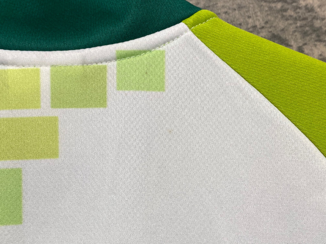 KL679 ルコックスポルティフ le coq sportif 半袖 サイクルジャージ 白緑 M