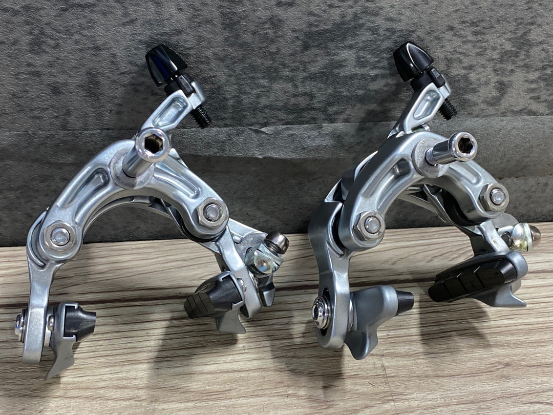 KQ617 シマノ SHIMANO 105 BR-5800 キャリパーブレーキ シルバー 前後セット