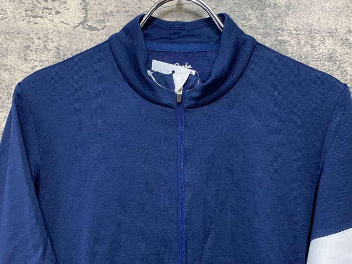 JE995 ラファ Rapha MEN'S CLASSIC JERSEY 半袖 サイクルジャージ 紺 M
