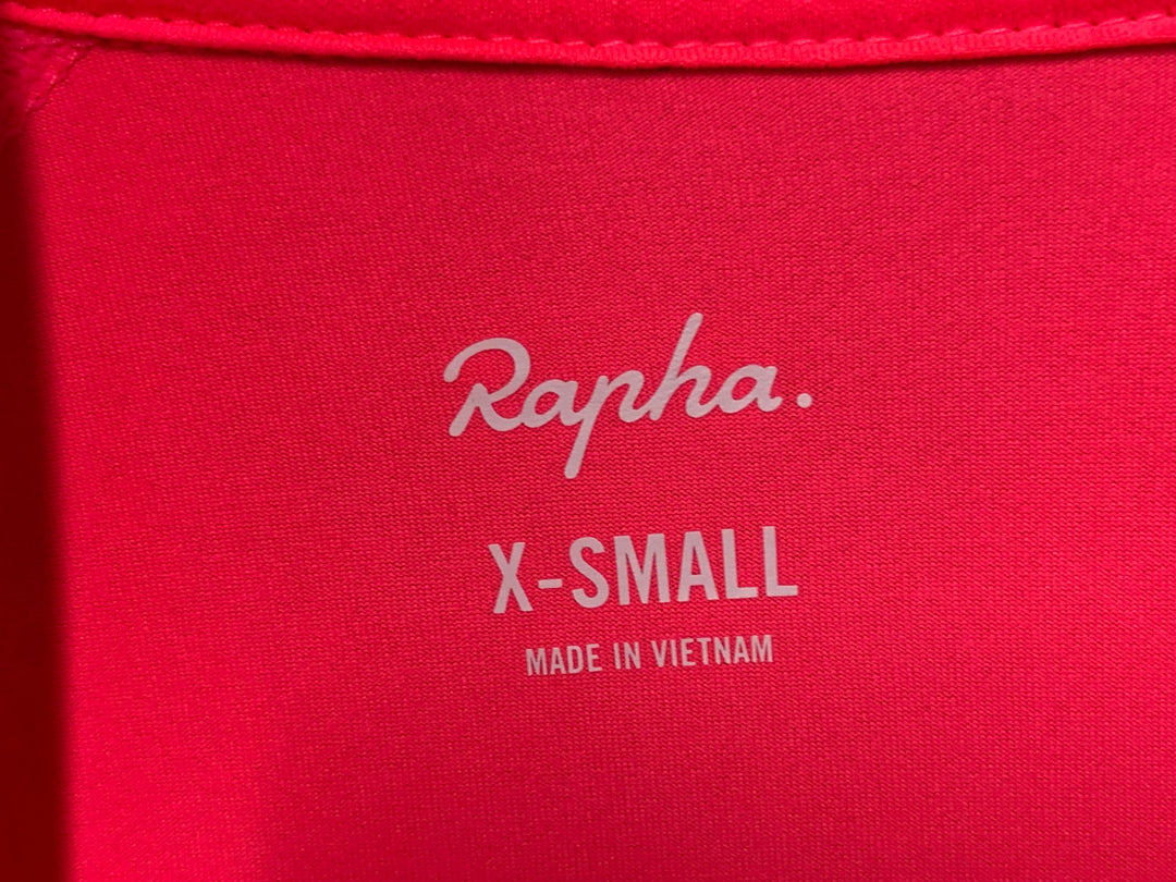KM158 ラファ Rapha WOMEN'S CORE LIGHTWEIGHT JERSEY 半袖 サイクルジャージ ピンク XS ※汚れ