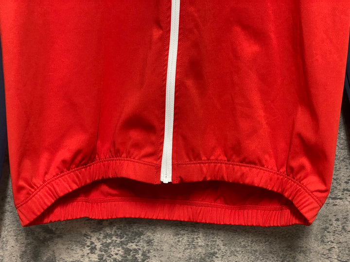 KM617 ルコックスポルティフ le coq sportif 長袖 サイクルジャージ 赤 黒 S