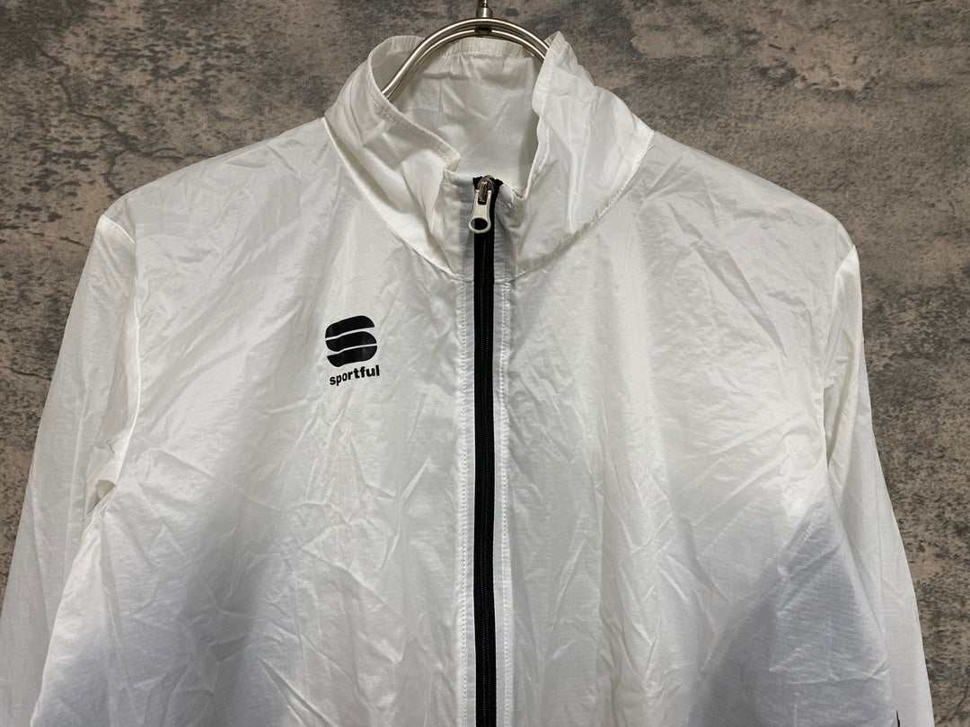 JP847 スポーツフル sportful 長袖 ウインドブレイカー 白 L