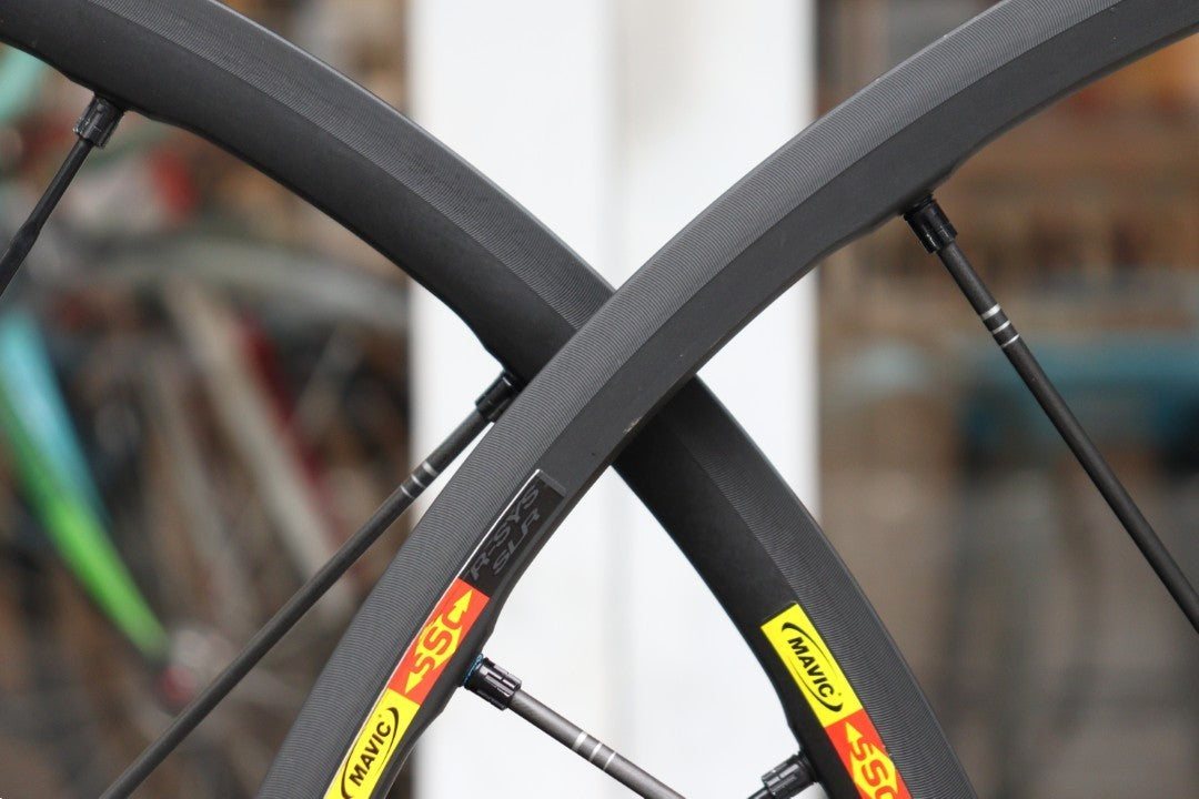 マヴィック MAVIC R-SYS SLR アルミ クリンチャー ホイールセット シマノ11S/12S ナローリム 15C 【横浜店】