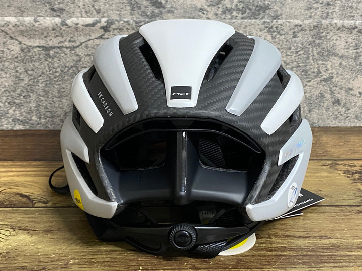 KA011 メット MET トレンタ TRENTA 3K CARBON MIPS ヘルメット Mサイズ 白 製造2023年12月