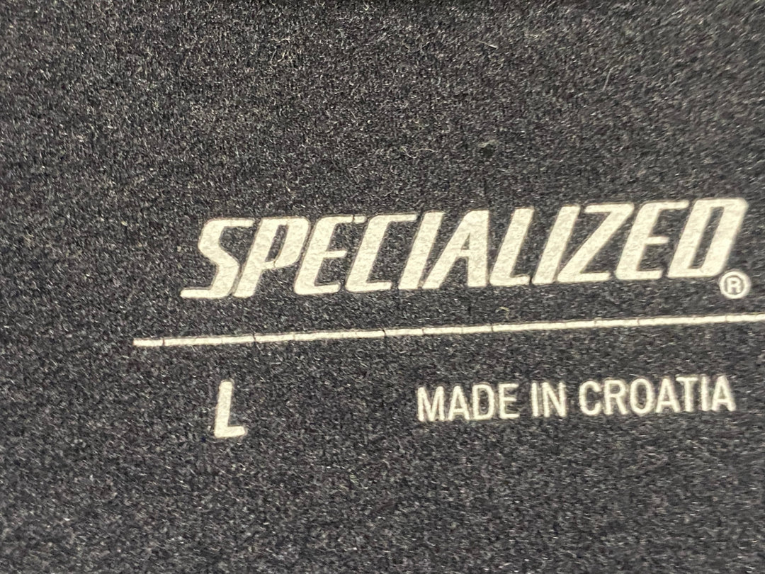 KA420 スペシャライズド SPECIALIZED EXPERT THERMAL JERSEY 長袖 サイクルジャージ 黒 L ※ゴムほつれ