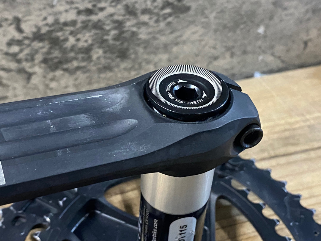 JY210 ローター ROTOR 2IN POWER パワーメーター クランクセット 52/36T 170mm 11S 楕円 Q-RINGS付 動作確認済み 充電ケーブル付属