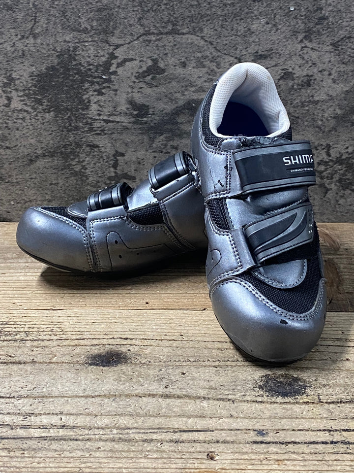 KQ303 シマノ SHIMANO RT31 SH-RT31 ビンディングシューズ 2穴 グレー EU39