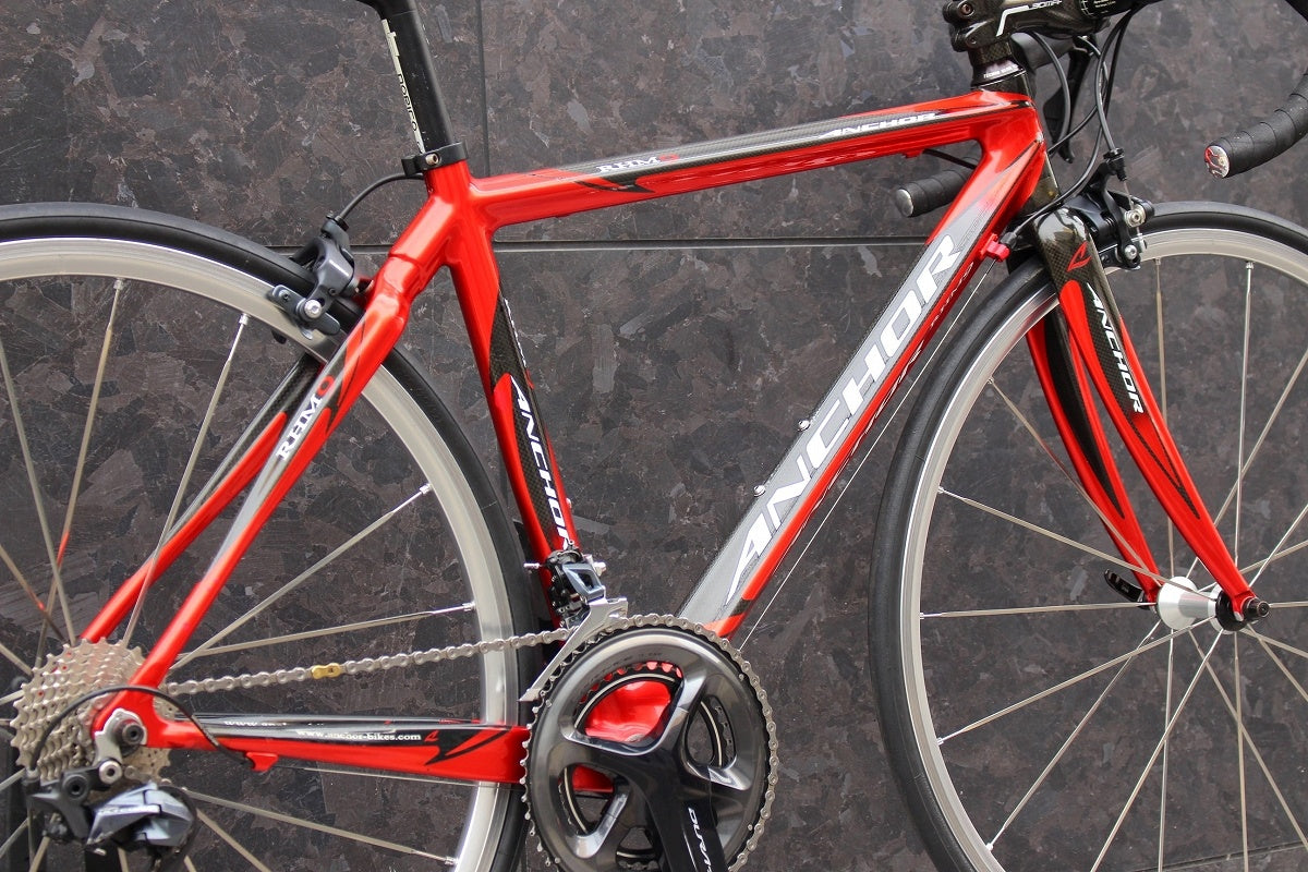 ブリヂストン アンカー ANCHOR RHM9 2008モデル 460サイズ シマノ アルテグラ R8000 Mix カーボン ロードバイク –  BICI AMORE ONLINE STORE