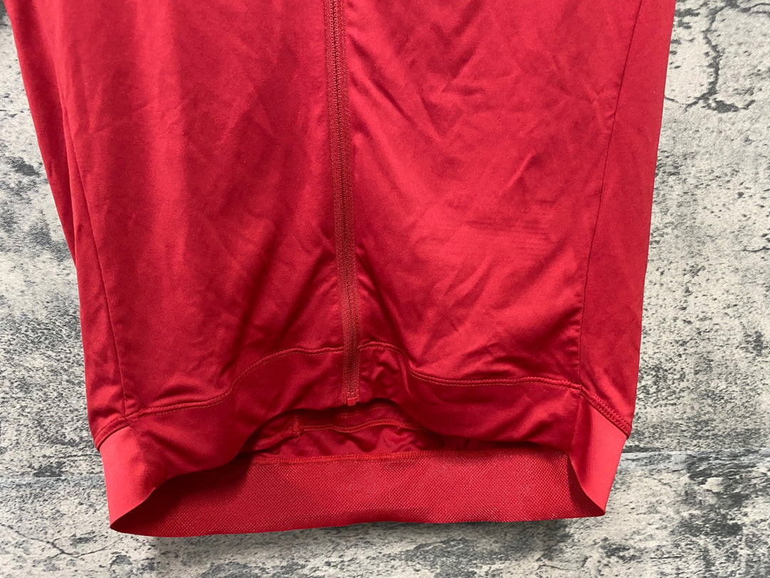 JL121 ラファ Rapha CORE JERSEY 半袖 サイクルジャージ 赤 S