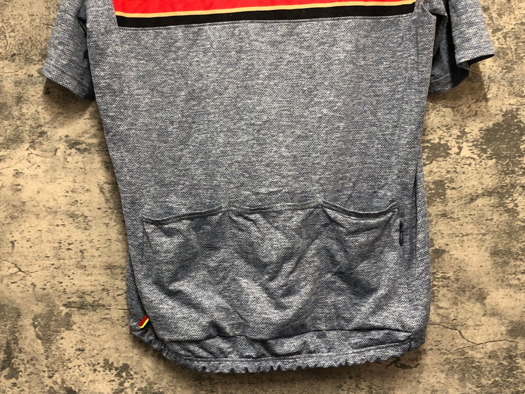 KE191 カペルミュール KAPELMUUR 半袖 サイクルジャージ 青 ASIA L