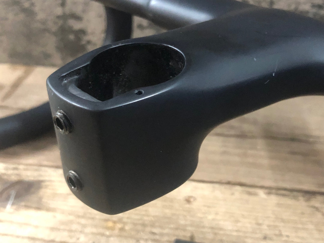 JO989 キャニオン CANYON H31 ERGO COCKPIT CF ステム一体型カーボンドロップハンドル ブラケットC-C420mm 突出し90mm