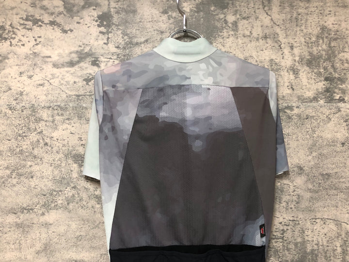 JO804 アソス ASSOS INTERSTELLAR EQUIPE RS JERSEY TARGA space silver 半袖 サイクルジャージ 白 グレー S