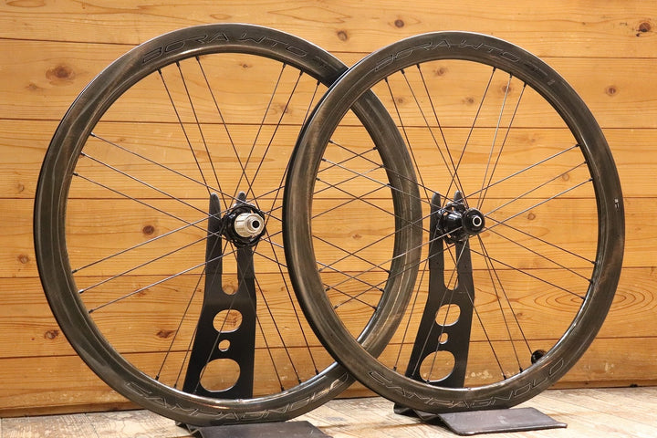 カンパニョーロ CAMPAGNOLO ボーラ BORA WTO 45 DB カーボン チューブレスレディ ホイールセット シマノ 11S/12S 【芦屋店】