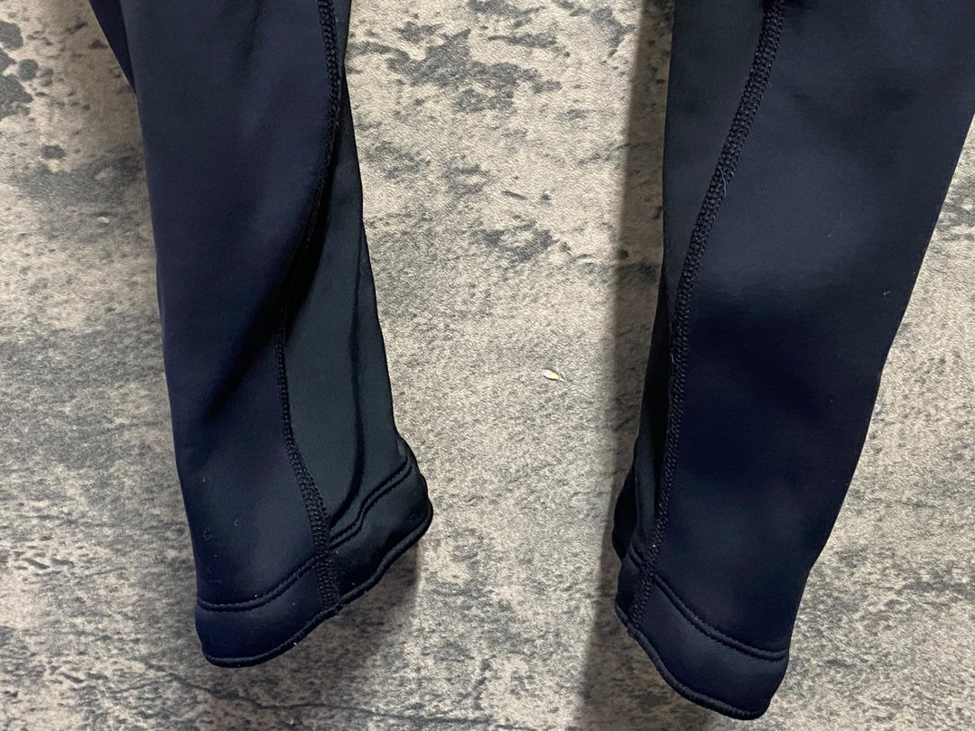 JR667 シマノ SHIMANO ビブタイツ 黒 L 裏起毛 防風