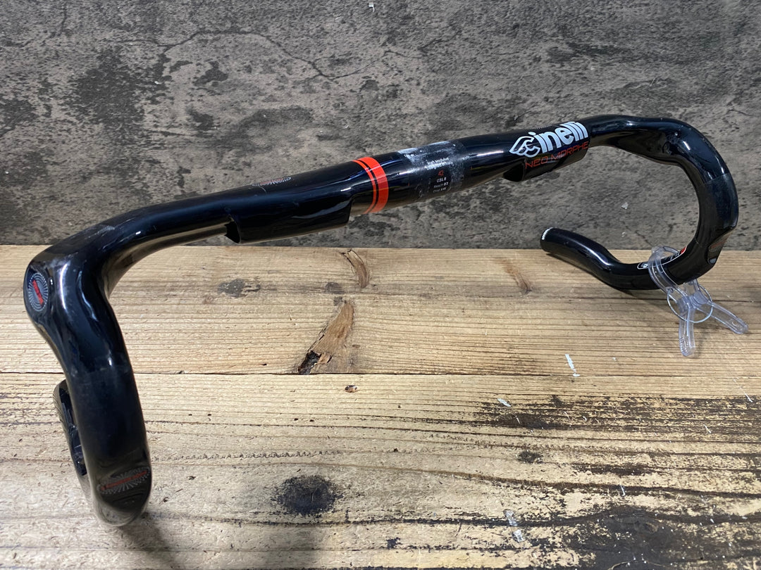 KL969 チネリ Cinelli ネオモルフェ NEO MORPHE カーボン ドロップハンドル 420mmエンドC-C Φ31.8