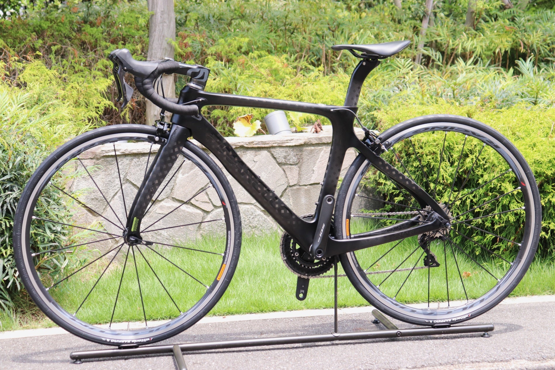 美品☆ピナレロ PRINCE DISK Carbon T700 105☆ブラック PINARELLO