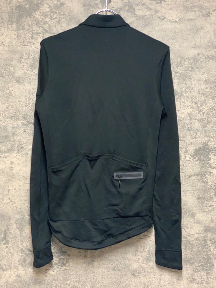 KR346 ラファ RAPHA CLASSIC LONG SLEEVE JERSEY 2 長袖サイクルジャージ 黒 XSサイズ