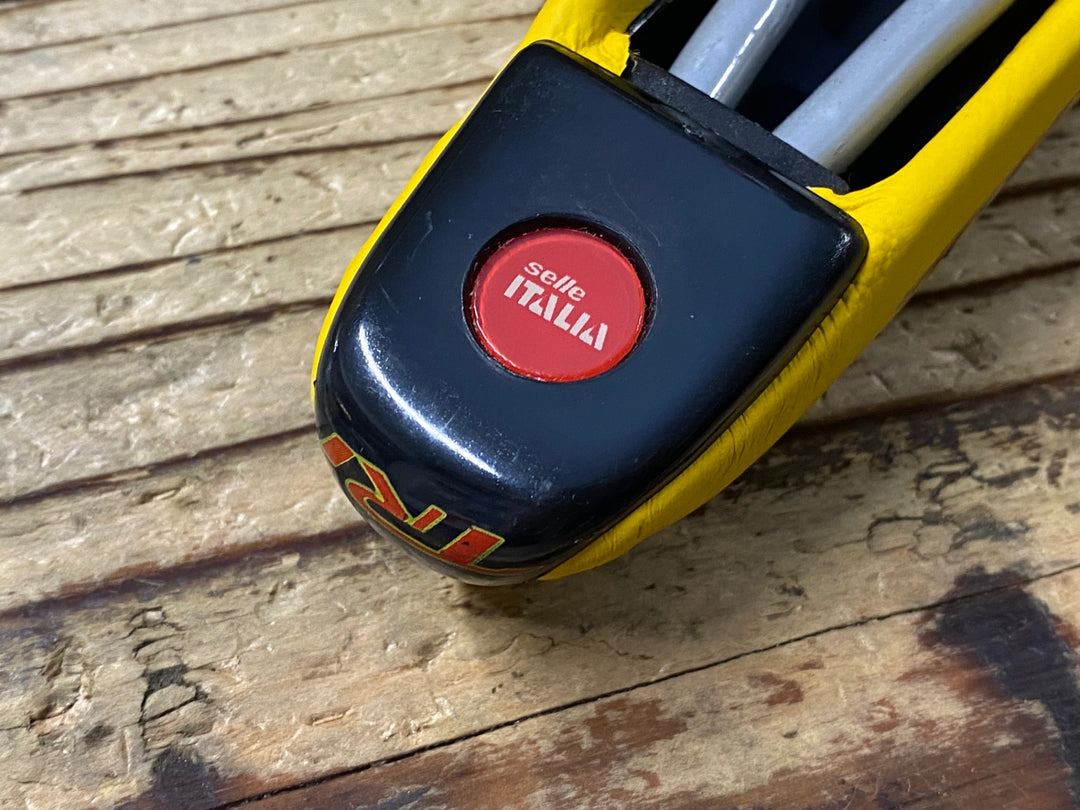 KJ650 セライタリア SELLE ITALIA TRIMATIC サドル MANGANESEレール 黄