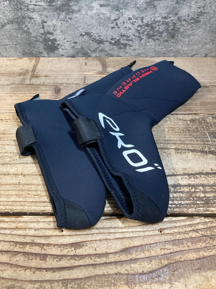 KF162 エコイ ekoi シューズカバー 黒 XL