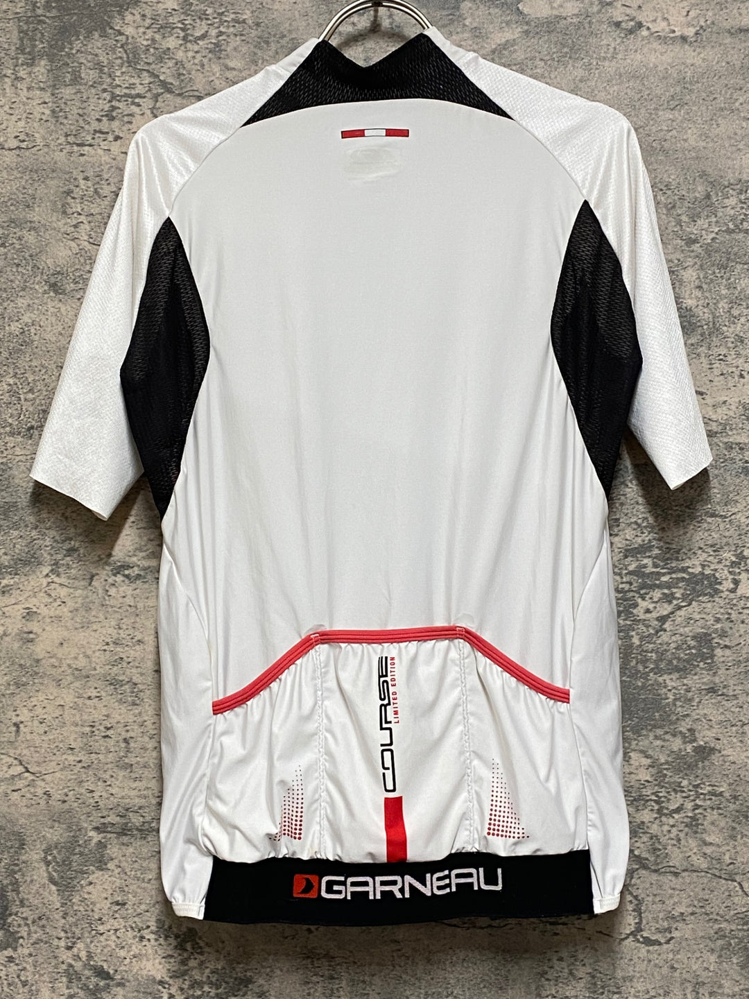 JQ315 ガノー GARNEAU 半袖 サイクルジャージ 白 ※サイズ不明
