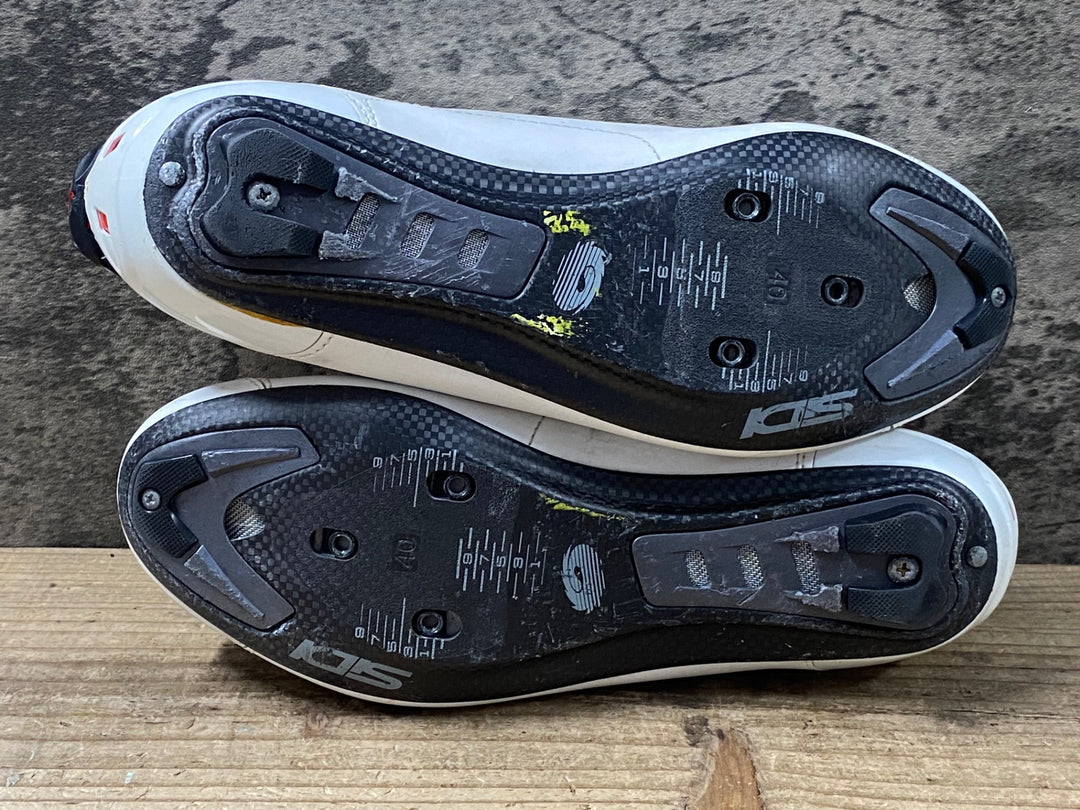 KP382 シディ SIDI SHOT2 ビンディングシューズ 3穴 白 EU40